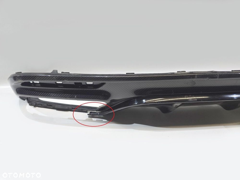 spoiler dyfuzor zderzaka tył mercedes s coupe ii w217 amg a2178850422 - 2