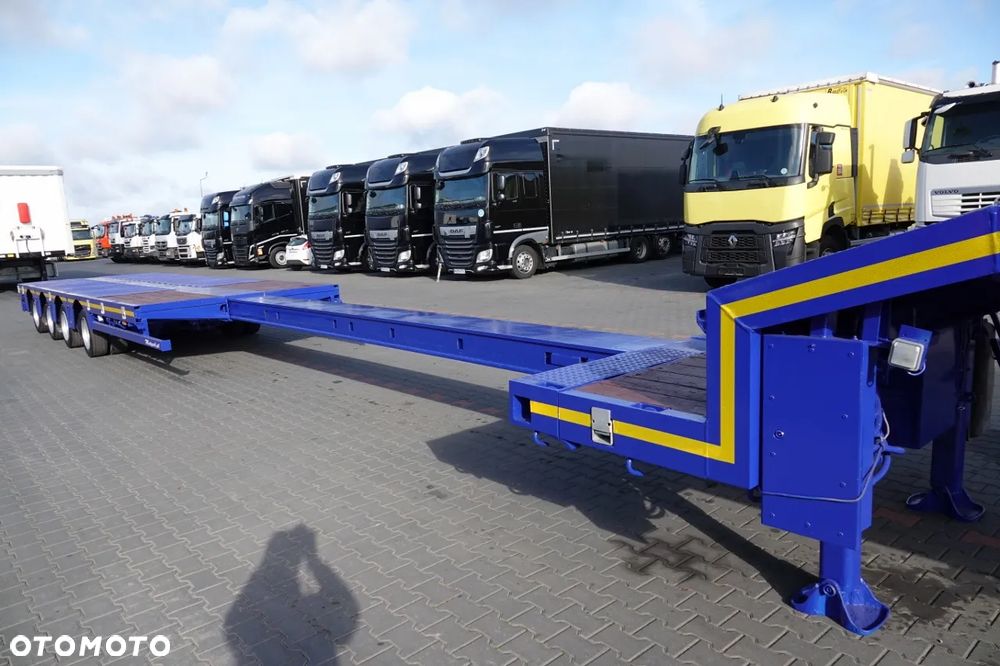 Nooteboom NISKOPODWOZIE / ROZCIĄGANA / 4 OSIOWA / OSIE SKRĘTNE / SAF - 10