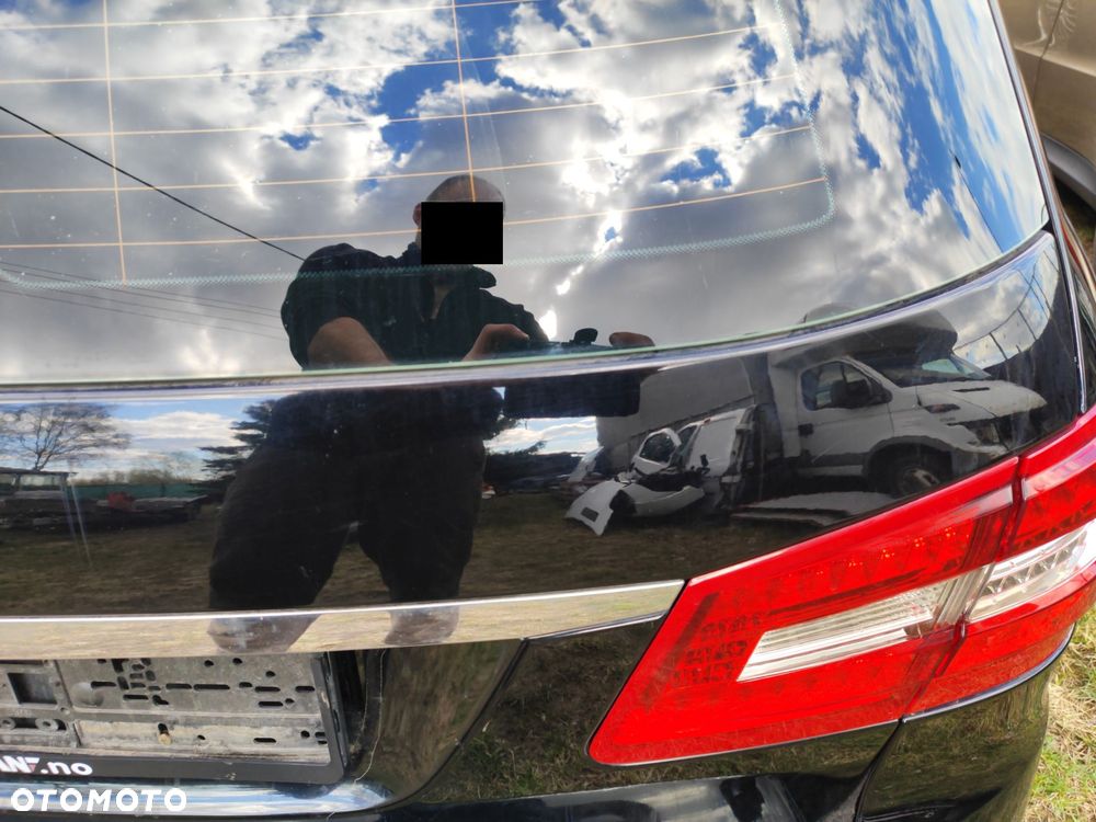 klapa tył bagażnika z szybą CZARNA 040 do MERCEDES w212 KOMBi 09- - 5