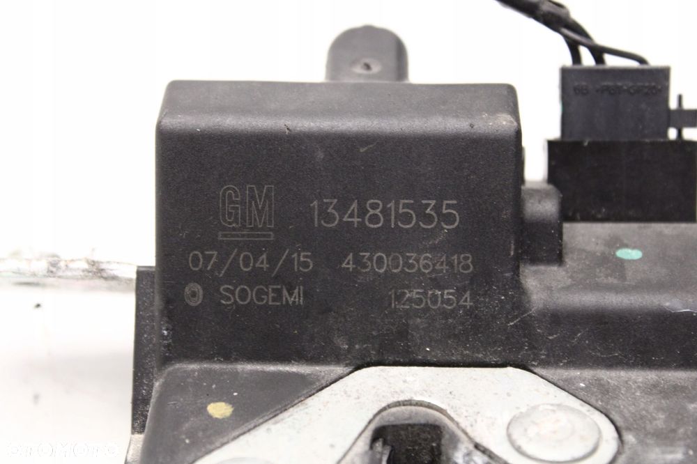 opel corsa e 14r- zamek klapy bagażnika tył tylny 13481535 - 4