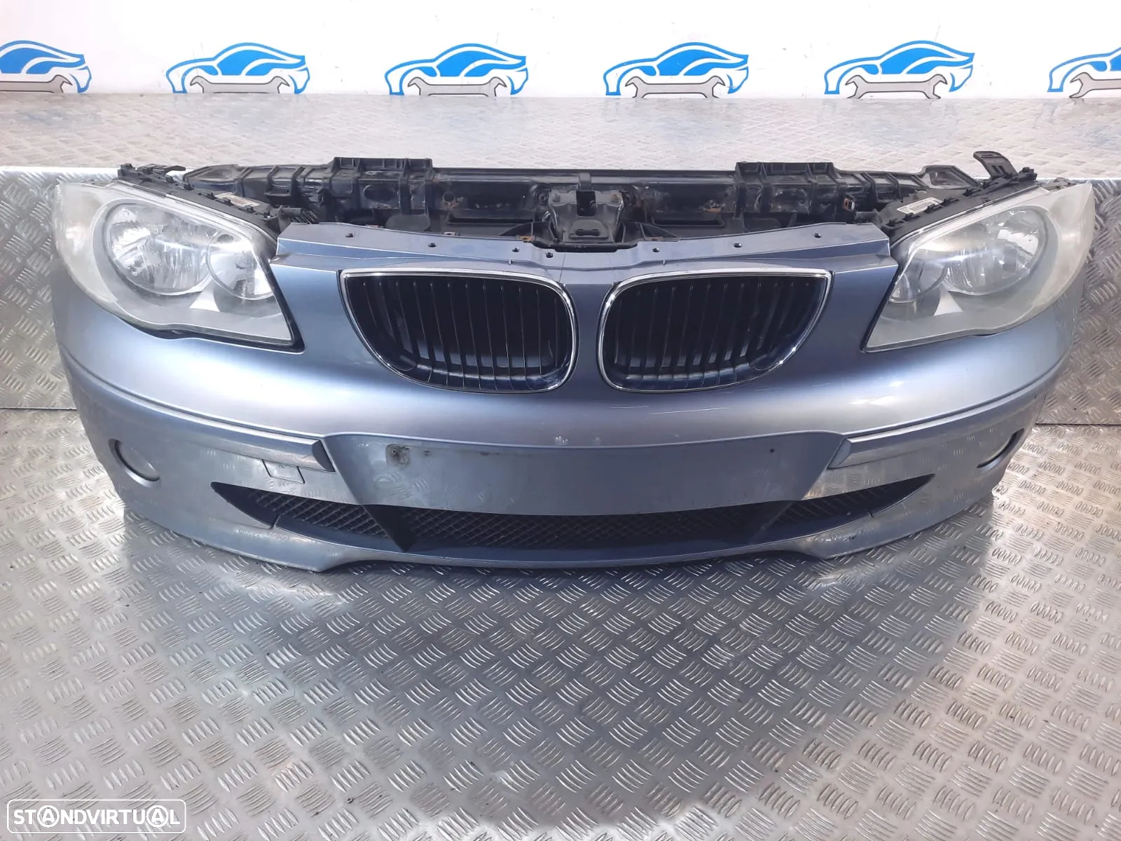FRENTE COMPLETA BMW SERIE 1 E87 E81 PRELCI PRE-LCI CAPOT PARACHOQUES GUARDA-LAMAS OTICAS RADIADOR VENTILADOR FRENTE FIBRA REFORÇO - 10