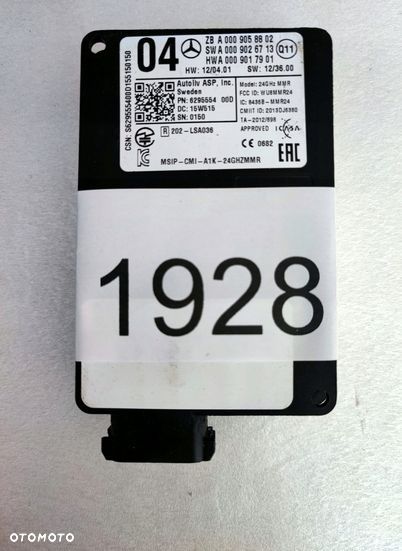 MERCEDES RADAR MODUŁ DISTRONIC A0009058802 ORYGINAŁ - 1