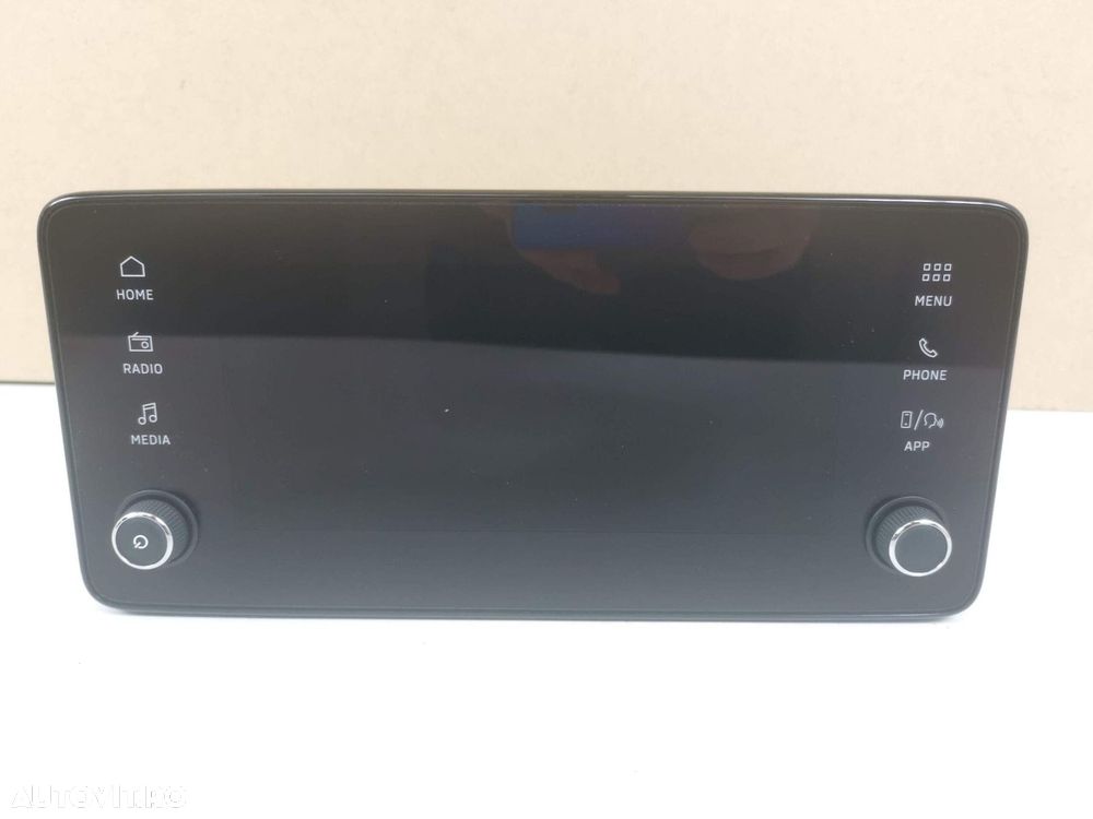Navigatie Display Multimedia   Skoda Fabia 4 2021 2022 2023 2024 2025 - 2