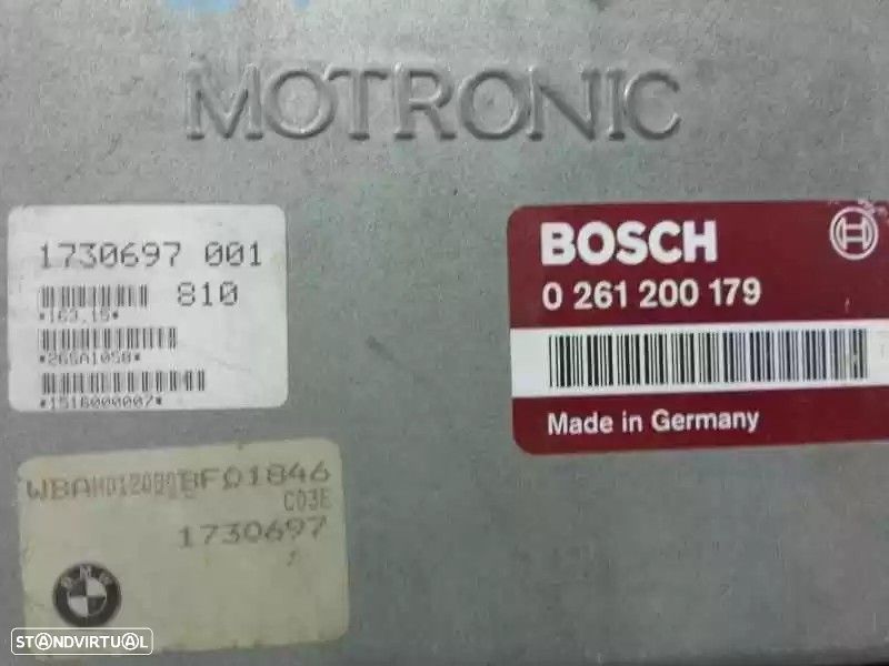 CENTRALINA MOTOR UCE BMW 5 1988 -0261200179 - 3