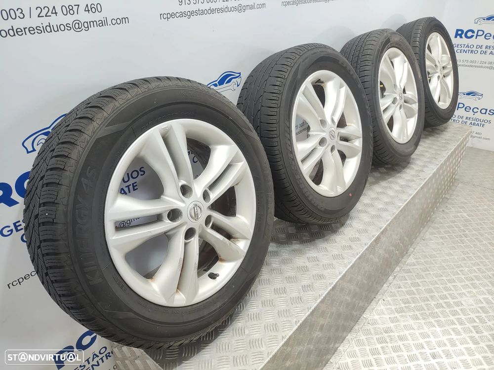 Conjunto Jantes 17 Originais Nissan Qashqai 1 J10 6,5J ET40 5x114,5 - 7