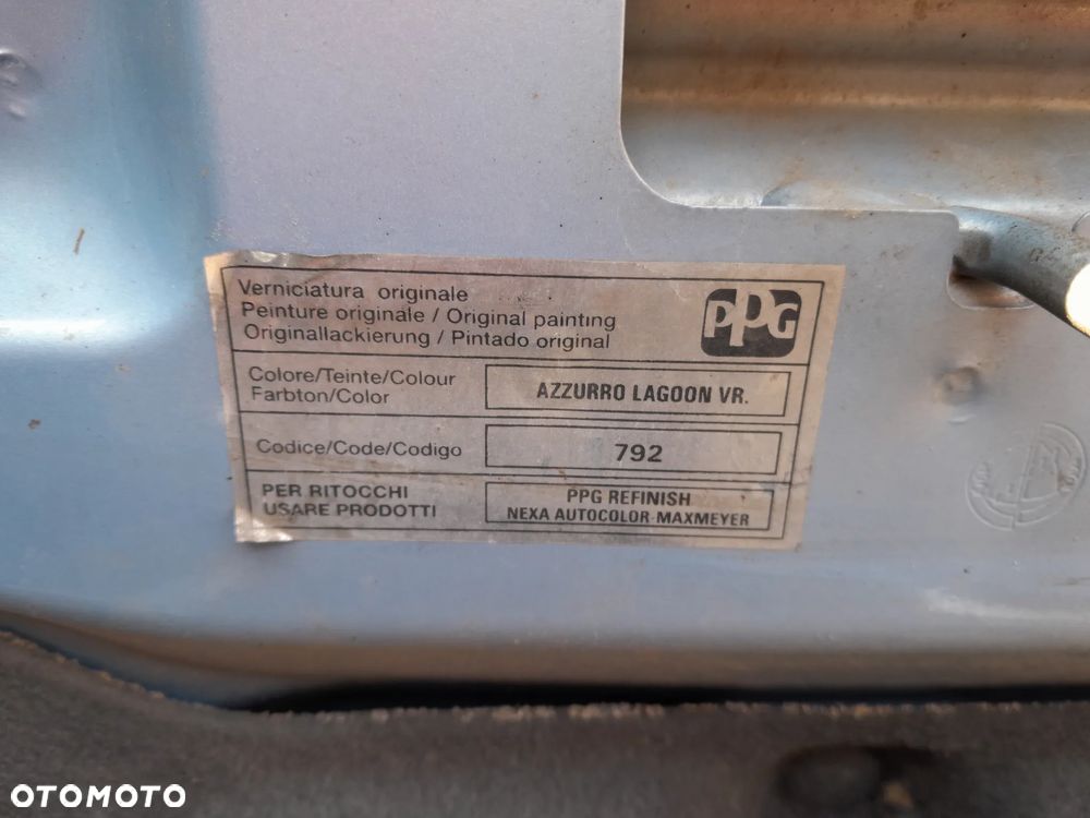 Maska pokrywa silnika FIAT Idea 03-12r. 792 - 4
