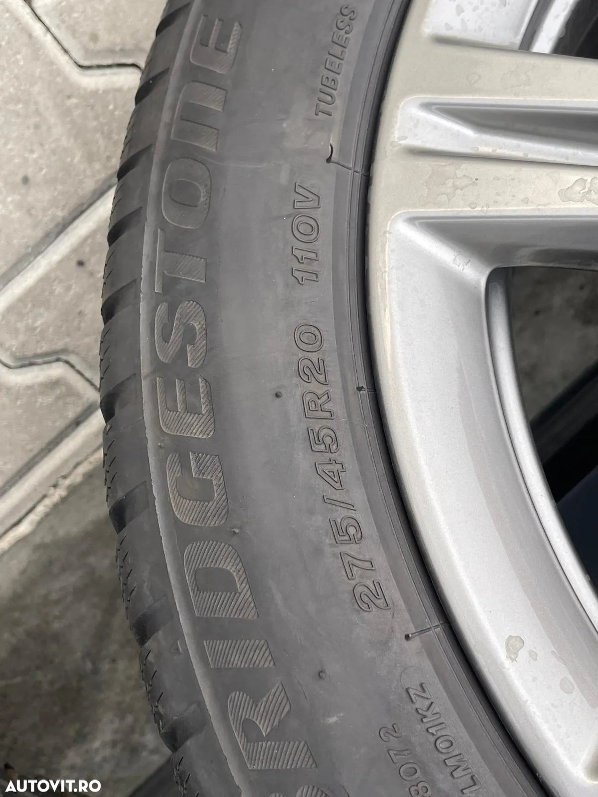 Jante Bmw X5 new originale cu anvelope iarna Brigestone 20 inch - 8