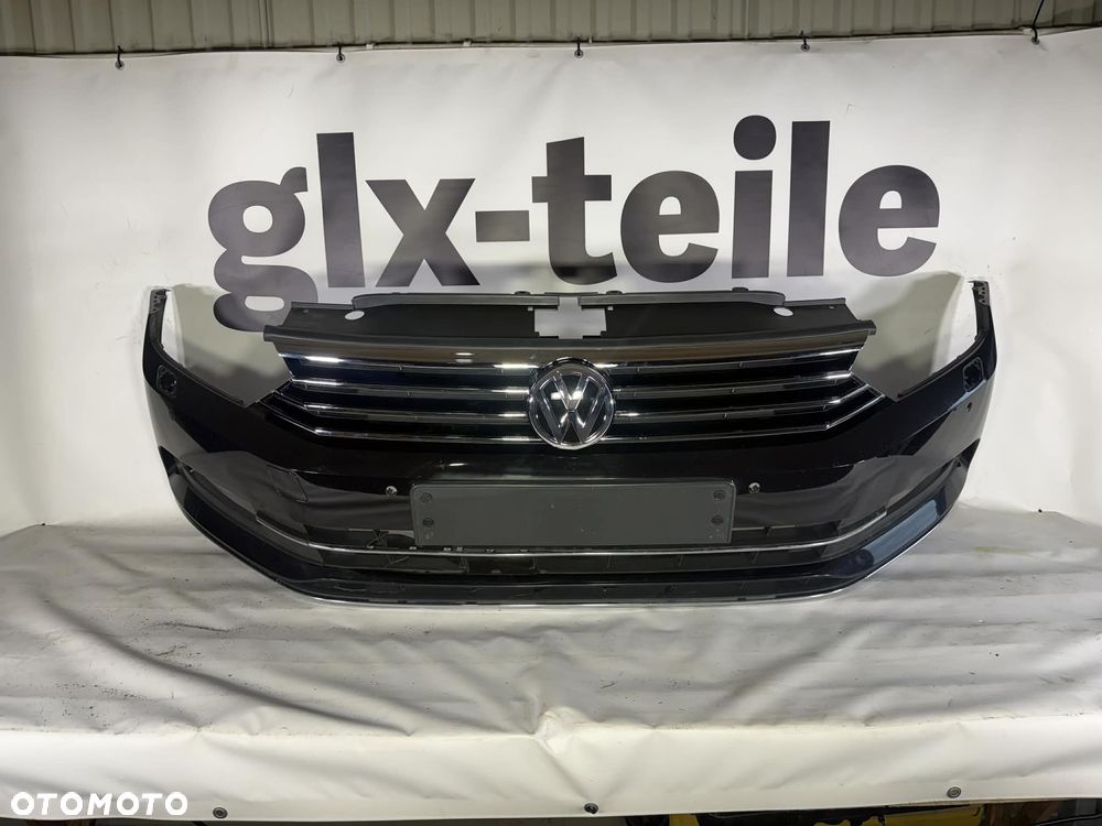 Vw Passat B8 Zderzak Przód Przedni 2015-2019 Sprysk. PDC LC9X 3G0807221A - 1