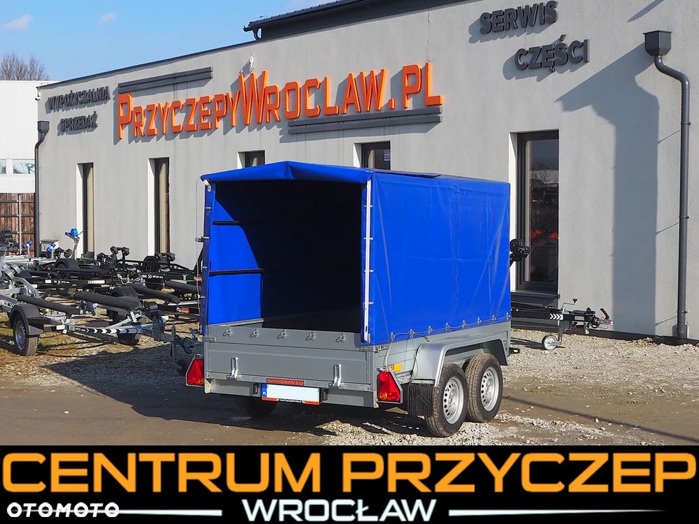 Rydwan EURO C750 / 2 OSIE / BAGAŻOWA / TOWAROWA / Z PLANDEKĄ / BEZ PLANDEKI / DMC: 750 KG - 11