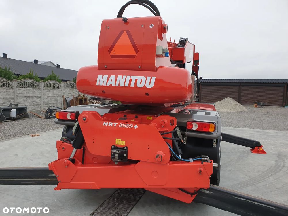 Manitou MRT Roto 2150+Privilege kosz/wciągarka/widły/pilot sprowadzona piękny stan - 7