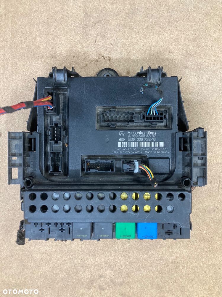 MERCEDES A KLASA W169 sterownik komfortu MODUŁ SAM A1699010000 - 1