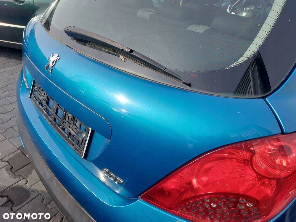 KOMPLETNY TYŁ PEUGEOT 207 I LIFT KMUD KLAPA BAGAŻNIKA ZDERZAK TYŁ LAMPY - 8