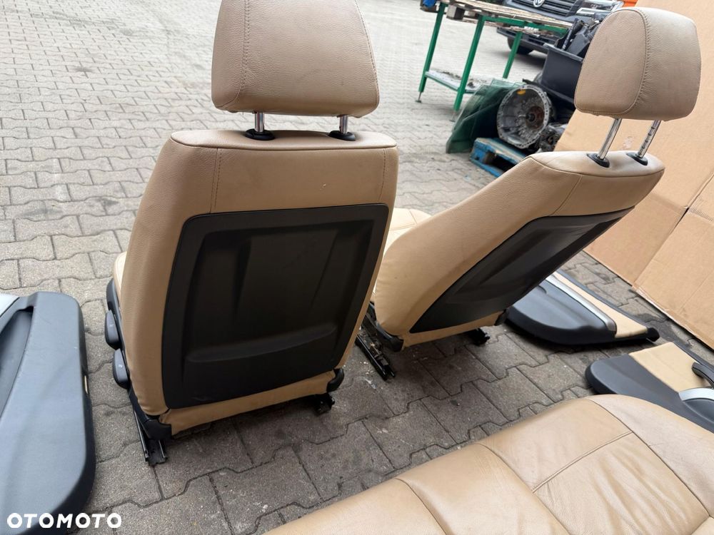 BMW E90 FOTELE KANAPA BOCZKI KOMPLET UK skóra - 10