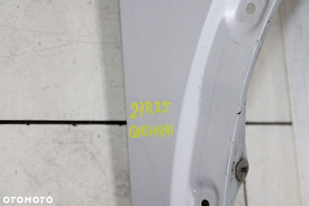 BŁOTNIK PRAWY PRZÓD PRZEDNI NISSAN QASHQAI I J10 2006R- K54 - KOD LAKIERU - 15