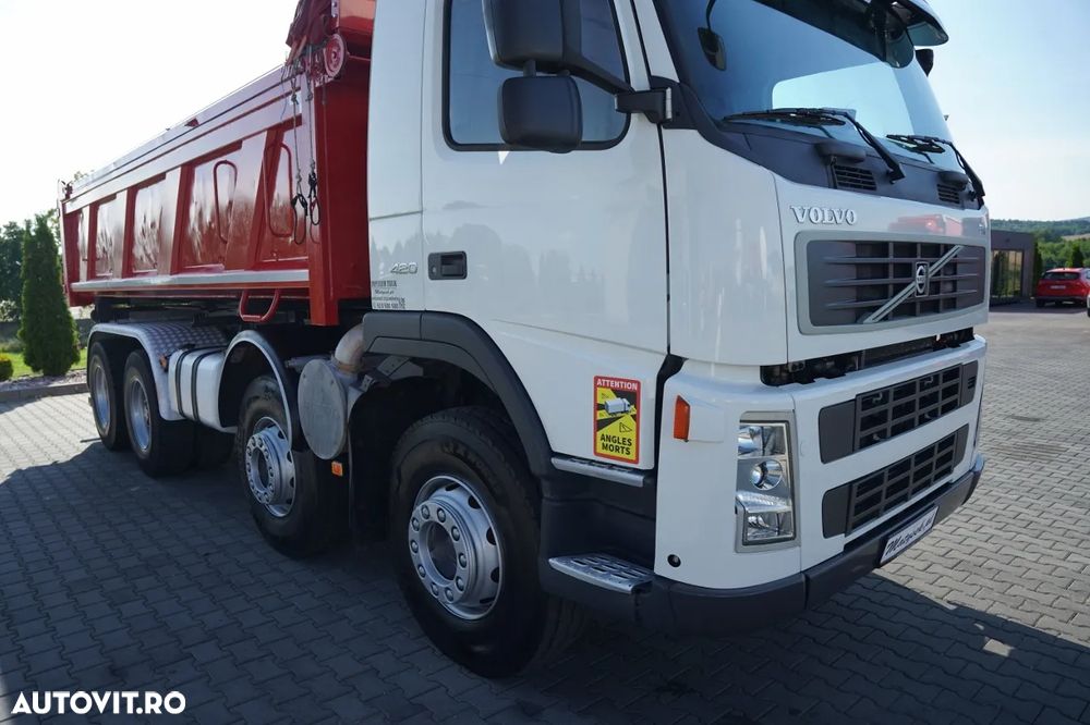 Volvo FM 420 / 8X4 / BASCULATOR 2 LATERAL / HIDRODOXY / BORDMATIC / MANUAL - 14