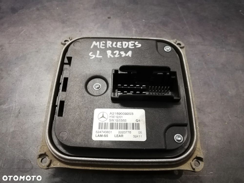 PRZETWORNICA MODUŁ XENON MERCEDES W166 W218 R231 A2189009203 - 1