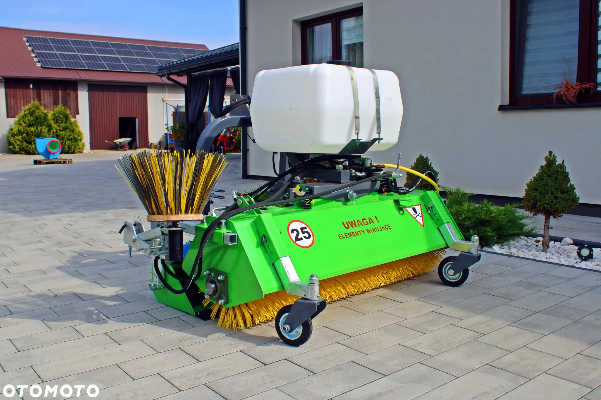 Zamiatarka hydrauliczna / na wałek WOM Zamiatarka drogowa uliczna do kostki Zamiatarka do ciągnika wózka KAŻDY ROZMIAR Abra Metal Technik - 9