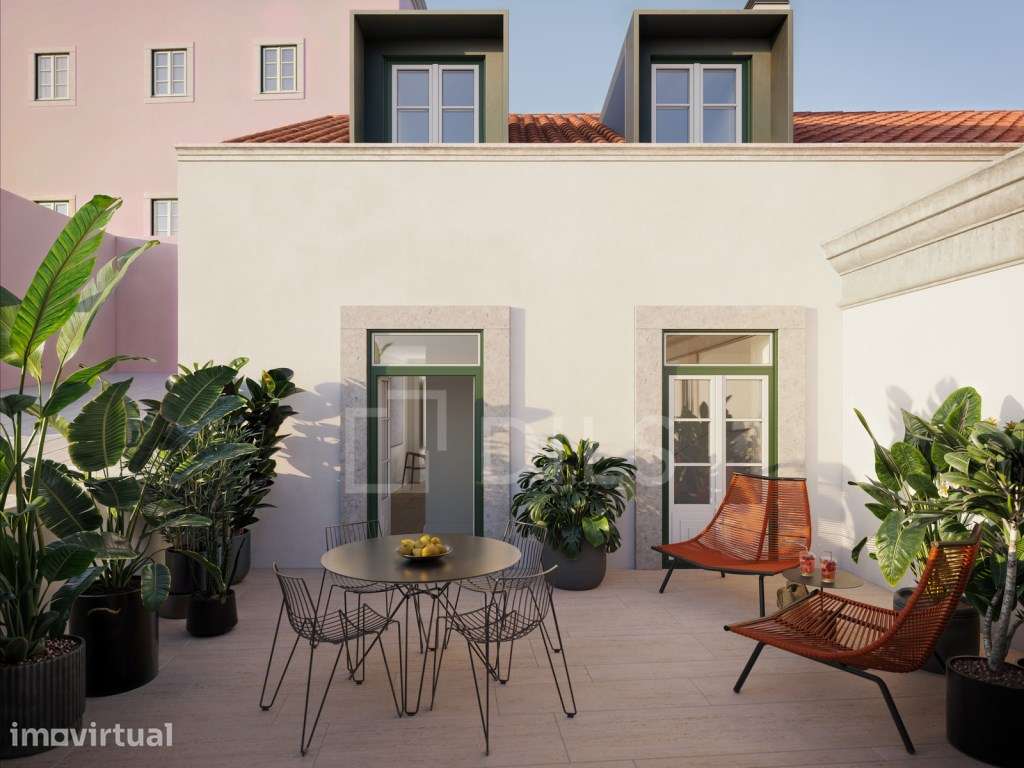 Apartamento T2 Duplex com terraço, em novo empreendimento em Lisboa - Grande imagem: 2/40