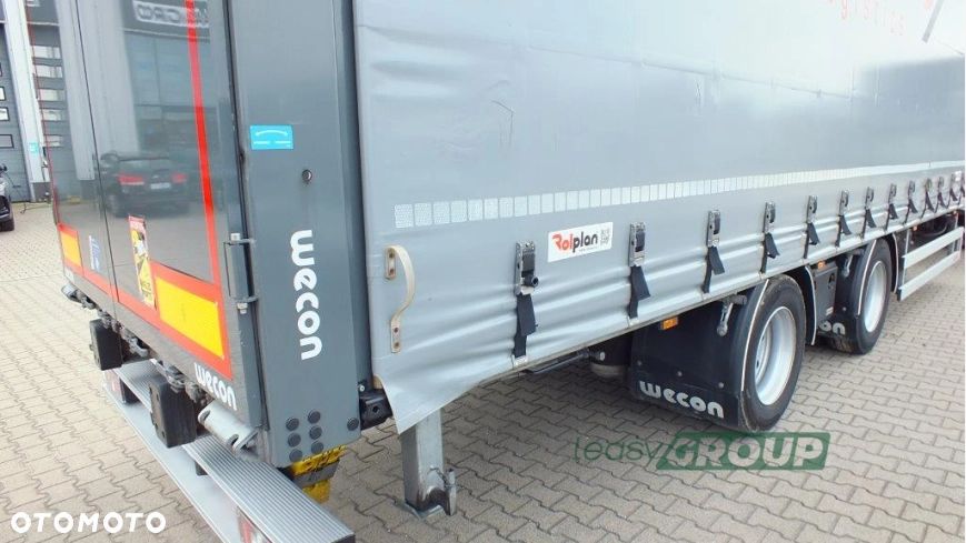 DAF 480 FAR Low Deck 6x2 – zabudowa kurtynowa WECON Przyczepa Kurtynowa WECON PC 780 18.0t - 23