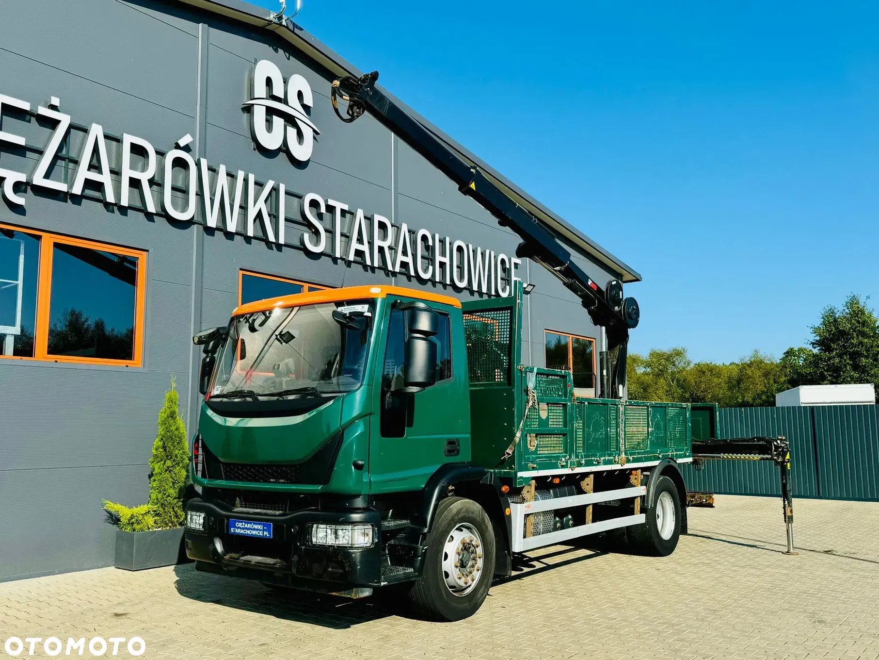 Iveco Iveco Eurocargo 180E25 // 4x2 // skrzynia + HDS żuraw HIAB dzwig - 2