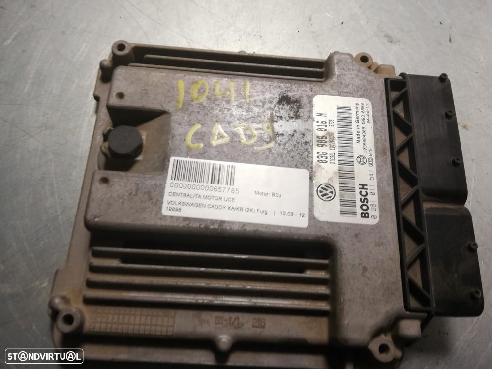 CENTRALINA DO MOTOR UCE VOLKSWAGEN CADDY 2K02.2004 - 1