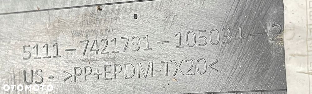 BMW X5 G05 ZDERZAK PRZEDNI PRZÓD POD PDC 7421791 - 10