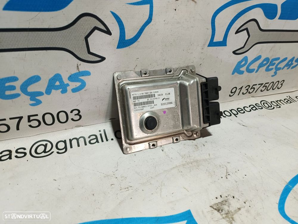 CENTRALINA ECU MOTOR MAGNETI MARELLI 9GF.T5 52013996 ALFA ROMEO MITO 955 1.4 8V 78CV 955 A1.000 - 6
