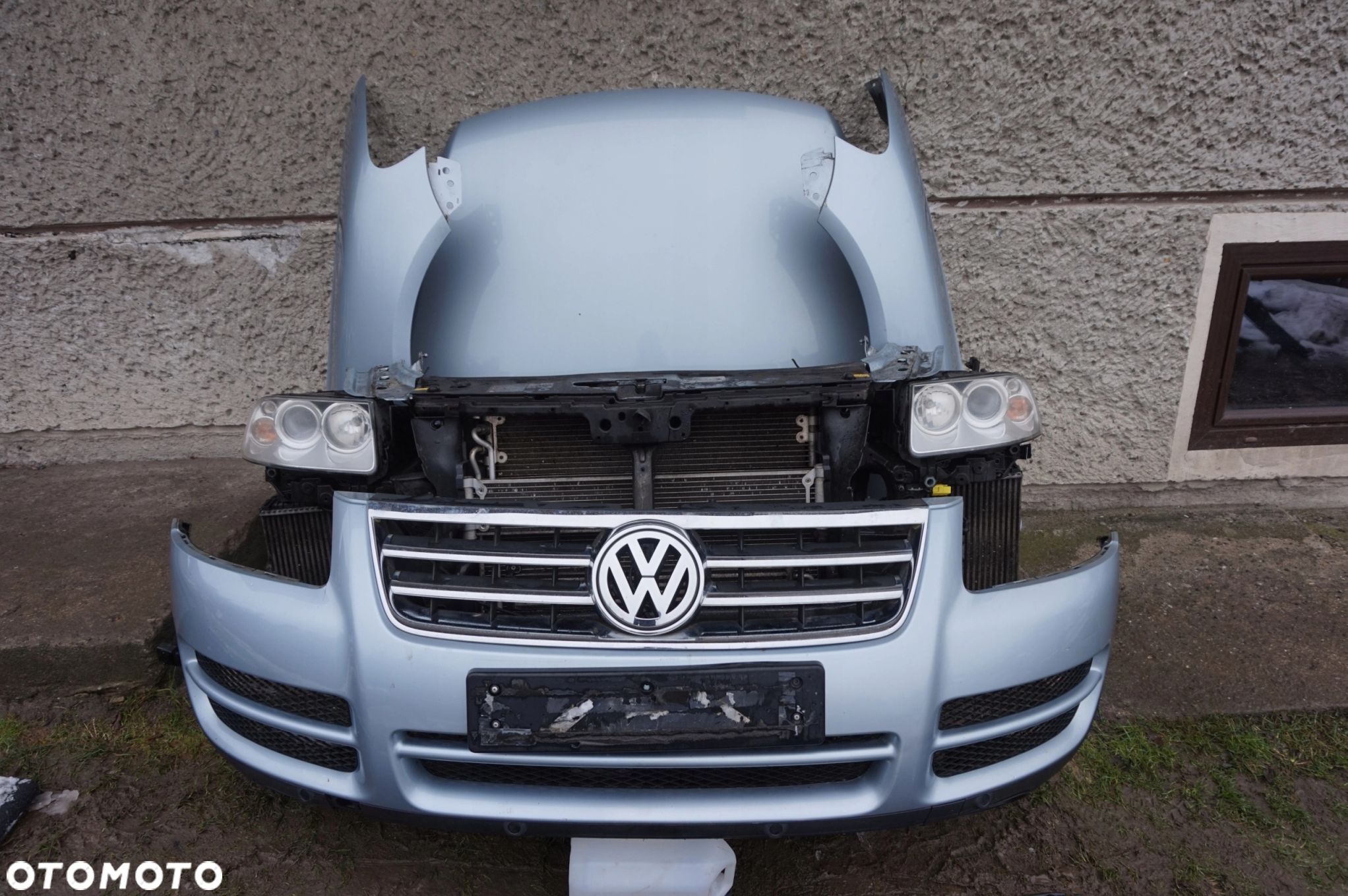 ZDERZAK MASKA BŁOTNIK KOMPLETNY PRZÓD VW TOUAREG - 1