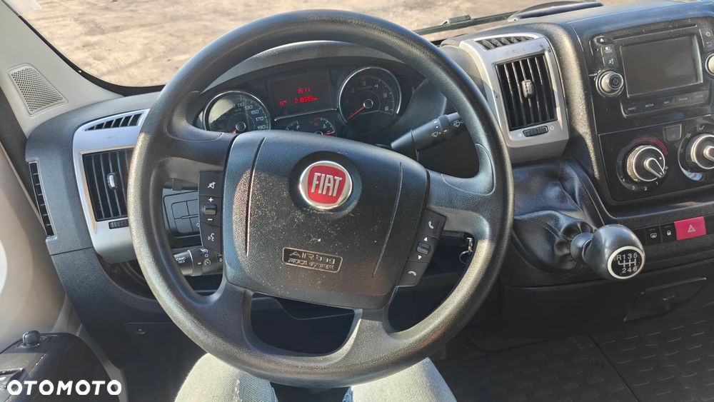 Fiat Ducato  Brygadówka 7 osób L3H2 klimatyzacja nawigacja ledy hak kamera cofania DOKA - 15