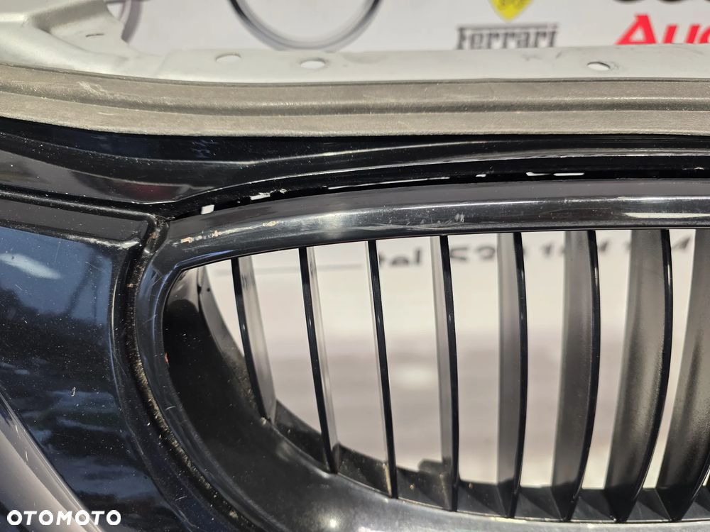 BMW E60 03-06 ZDERZAK PRZEDNI PRZÓD NA SPRYSKI + 4xPDC + INSTALACJA PDC + NERKI I GÓRNA CZĘŚĆ PASA , NR 5111703369 / 703369 , NR AUKCJI NZ1706 - 30