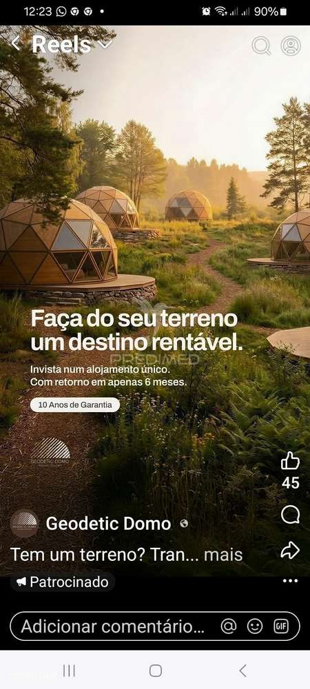 Terreno com 3000 m2 em Cambelas - Vista Mar - Grande imagem: 3/3