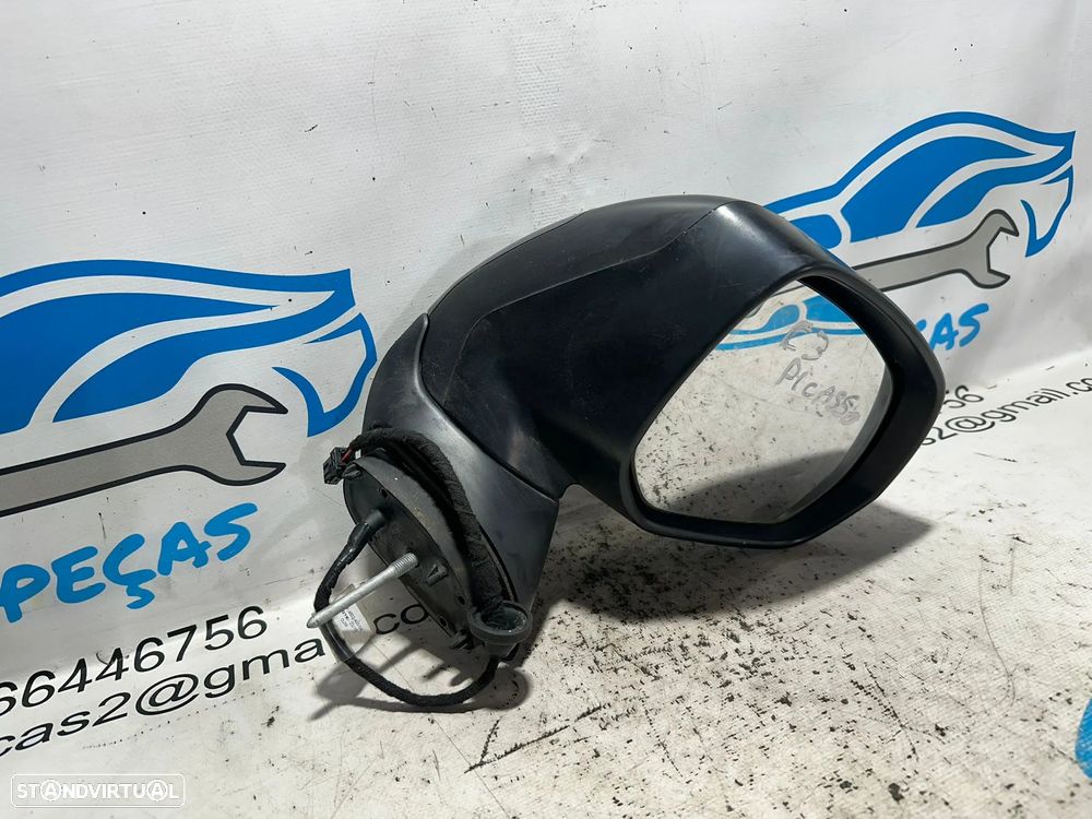 .Espelho Retrovisor Lateral Direito Direito Original Citroen C3 Picasso 024676 2009 - 2013 - 3