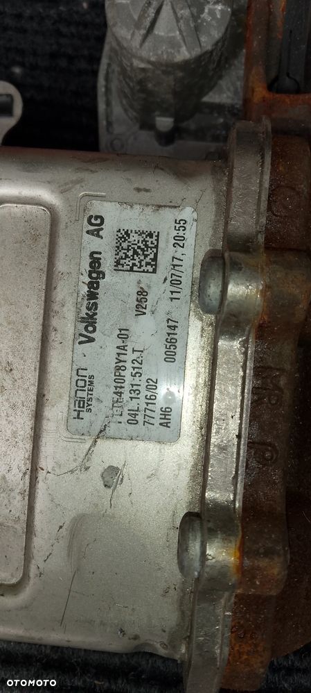 VW TRANSPORTER T6 2.0TDI 16- CHŁODNICA SPALIN Zawór EGR DEMONTAŻ 04L131512T - 4