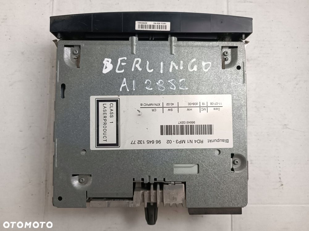 radio citroen peugeot 9662925977 - 2