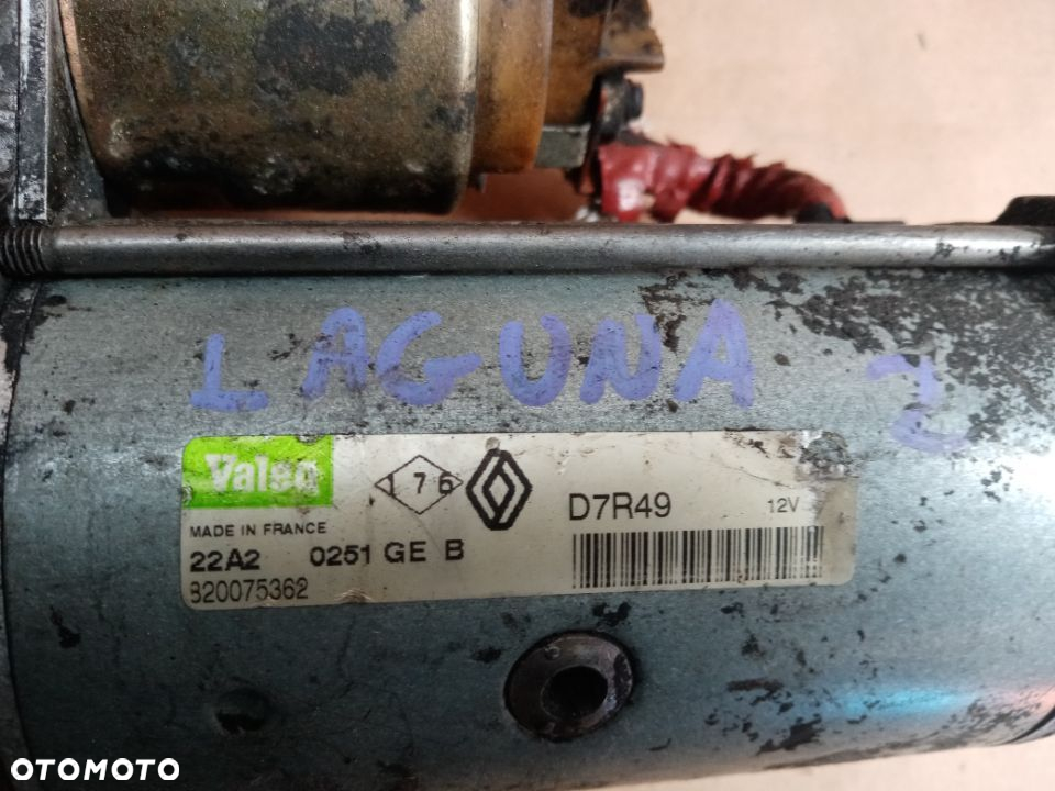 rozrusznik starter silnika Renault Laguna II 820075362 - 4