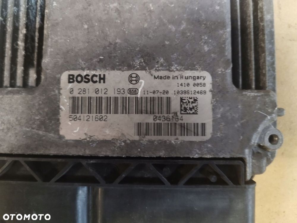 KOMPUTER STEROWNIK SILNIKA IVECO DAILY 2.3 HPI 0281012193 - 2