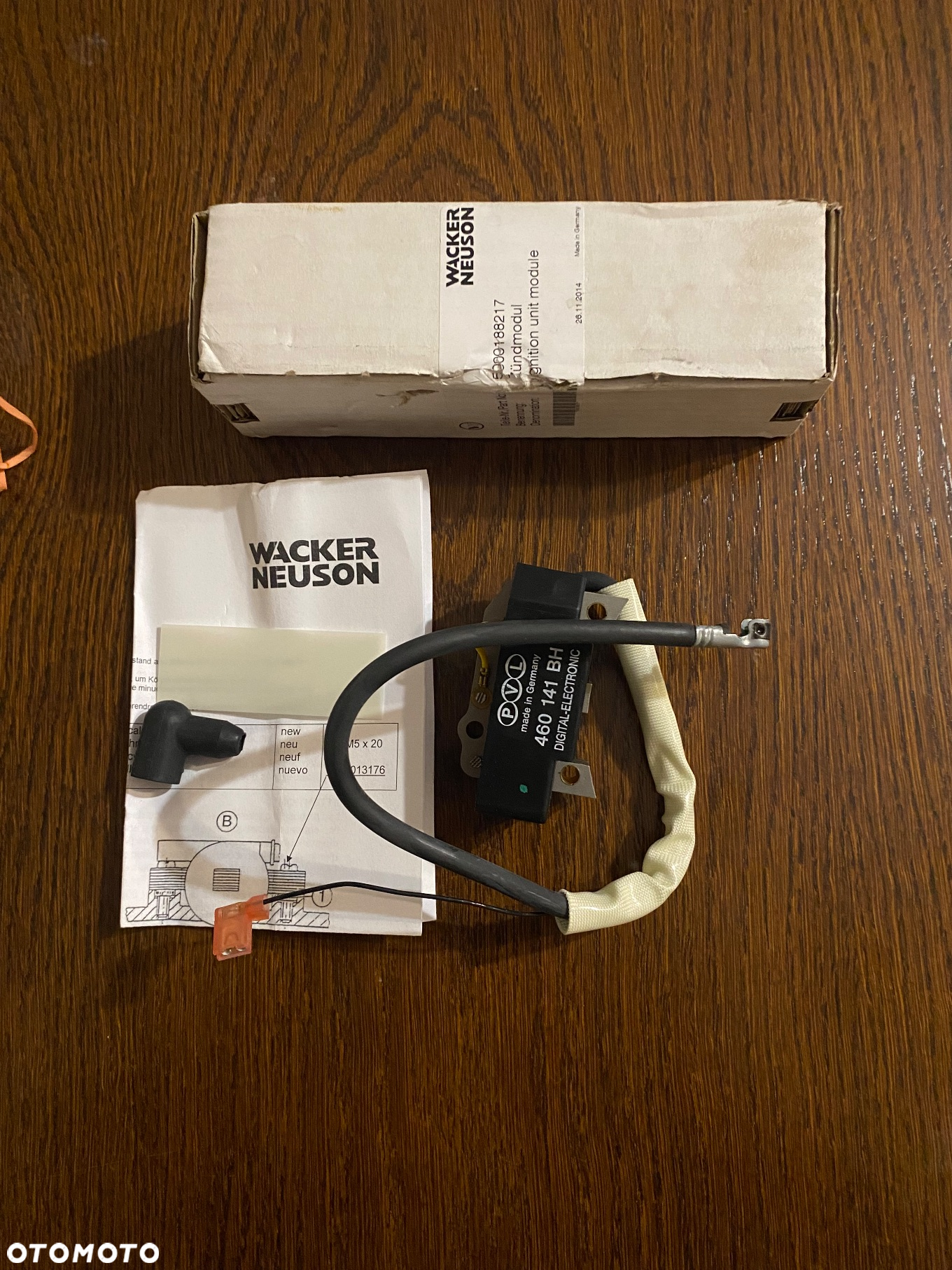 Wacker neuson bs skoczek stopa cewka zapłonowa zapłon silnika WM80 - 3