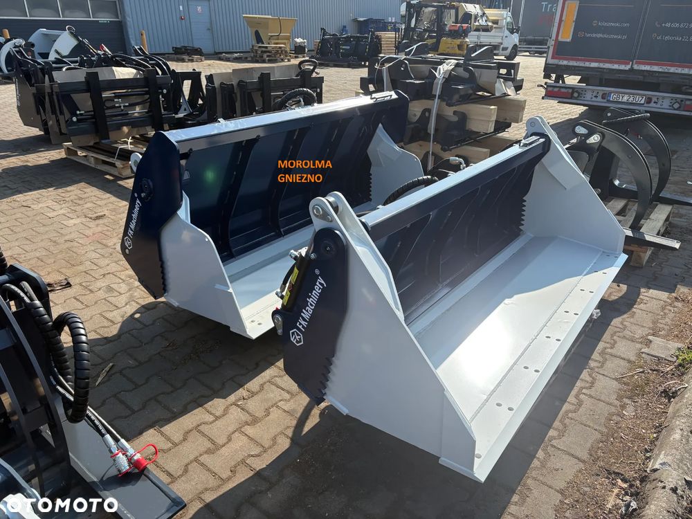 TOP Łyżka budowlana 4w1 FK Machinery 240 cm XL41B szufla hydrauliczna - 1