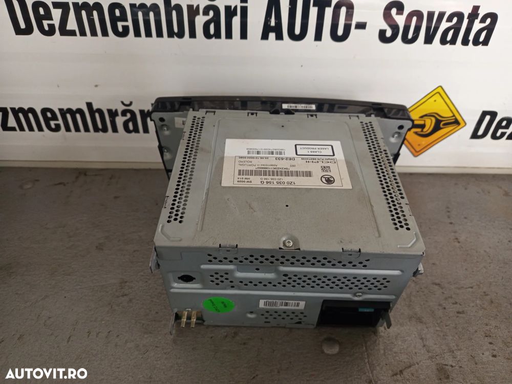 Radio CD Player Aux Auxiliar BOLERO Skoda Octavia 2 2004 - 2013 - 6