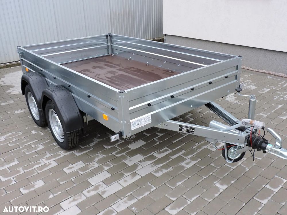 Trailer Europe ALFA, 2 axe ,1 axe , arc de foi, torsiune , sistem franare - 10