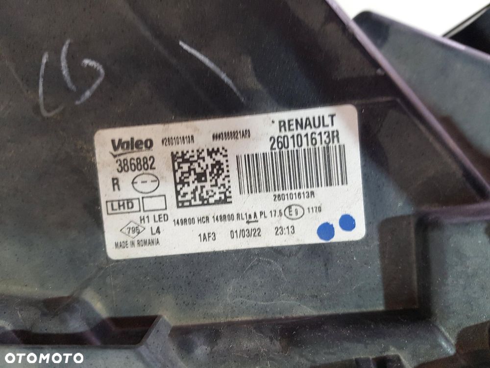 DACIA DUSTER II 2 LIFT LAMPA PRZÓD PRZEDNIA PRAWA FULL LED EURO ORYGINAŁ - 5