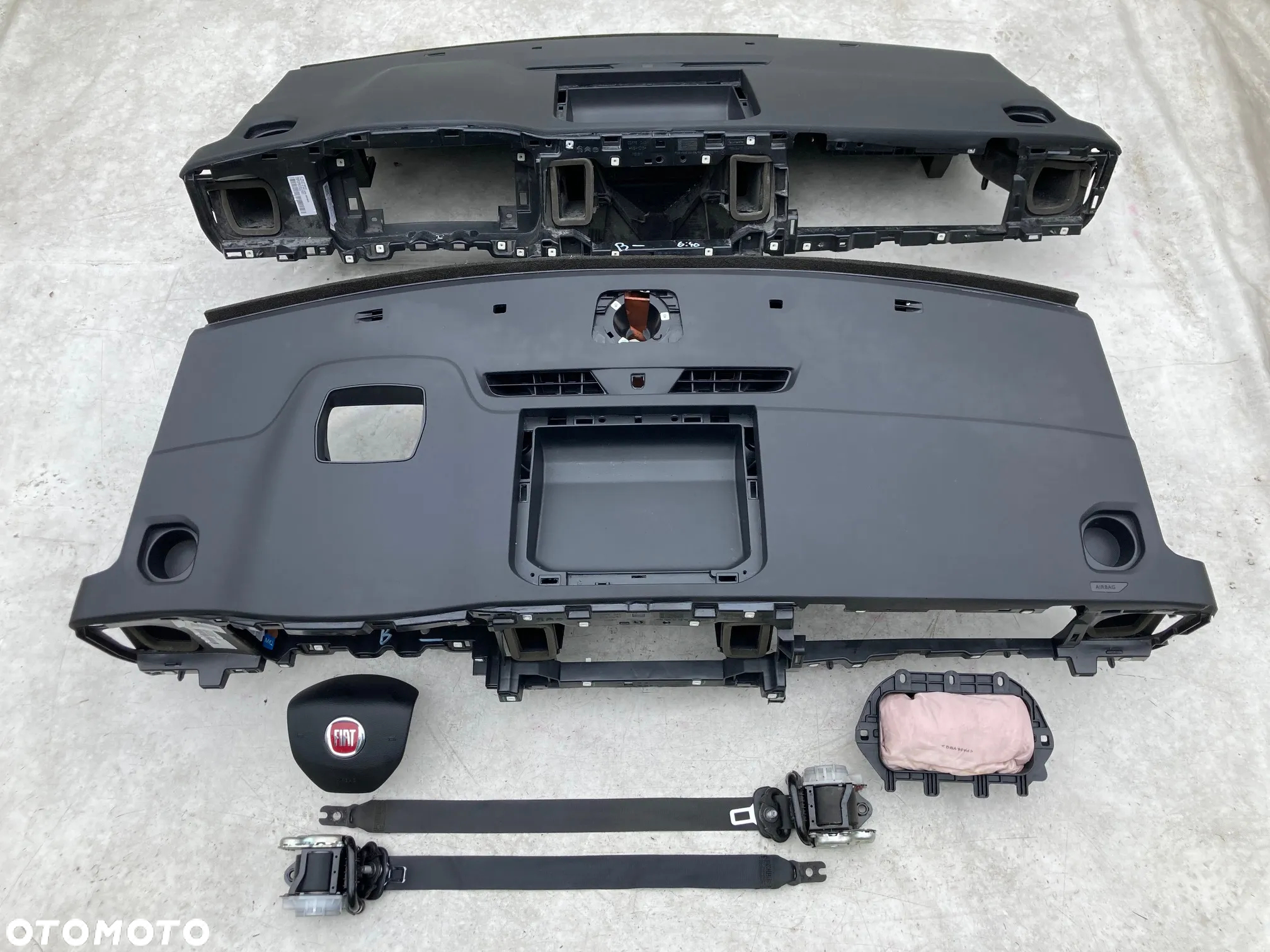 FIAT SCUDO DESKA KONSOLA KOKPIT PULPIT PÓŁKA PARAPET PODUSZKI AIRBAG PASY PAS KURTYNA naprawa - 2