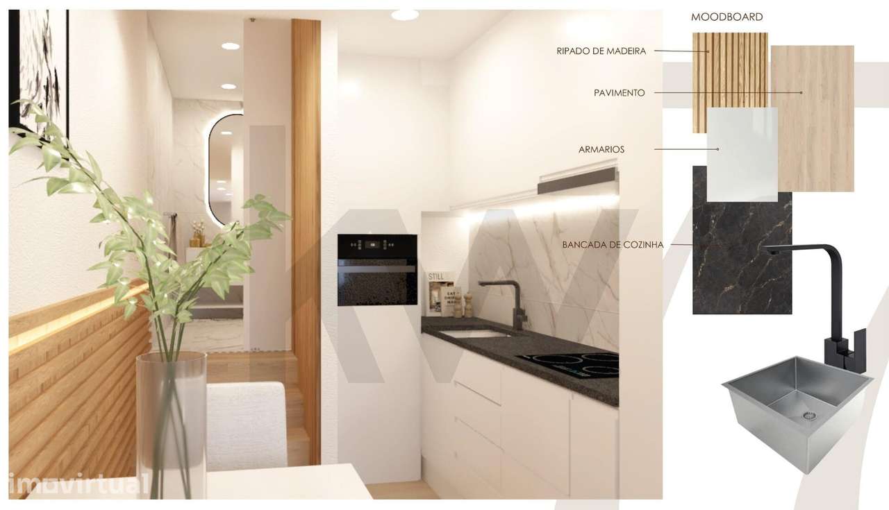Apartamento T0 | Totalmente Remodelado | Avenidas Novas - Grande imagem: 5/20