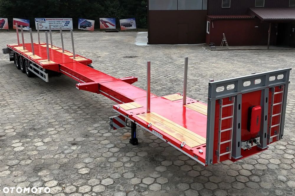 Inny PLATFORMA rozciągana pod standard siodło TELEMEGA 13.600mm + 7.500mm rozciągu, ADR EX3, kontenery, konstrukcje, maszyny - 18