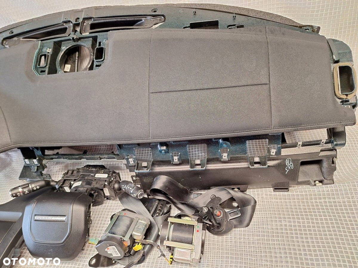range rover evoque l538 11-18 konsola air bag poduszki pasy orginal demont - 3