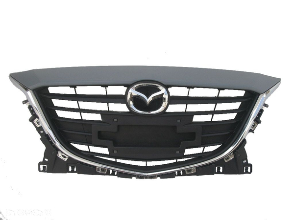 GRILL MAZDA3 ATRAPA KOMPLET CHROMY LOGO 2013-2016