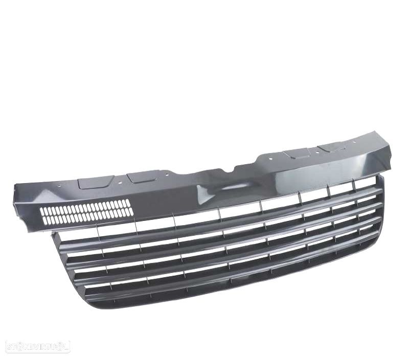 GRELHA FRONTAL VOLKSWAGEN VW T5 TRANSPORTER 04-09 PRETO BRILHANTE - 2