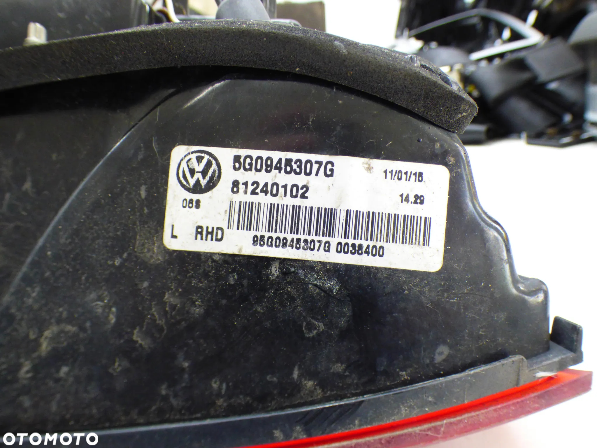 VW GOLF VII 7 GTD GTI LAMPA TYLNA LEWA KLAPY BAGAŻNIKA 5G0945307G - 3
