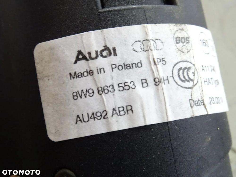 8W9863553B roleta bagaznika Avant Audi A4 B9 8W czesci - 2