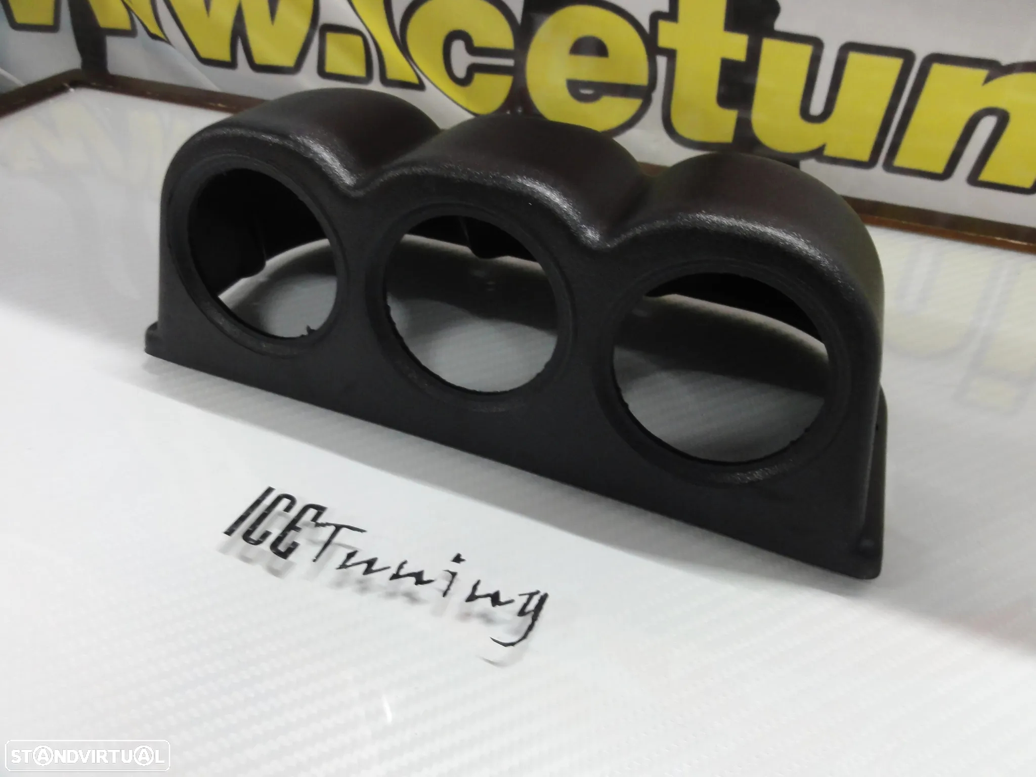 Suporte universal de 1, 2 ou de 3 manómetros de tablier (52mm) - 21